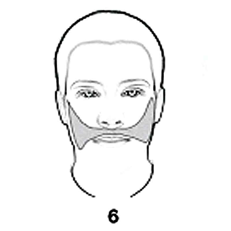 Patillas unidas por el bigote