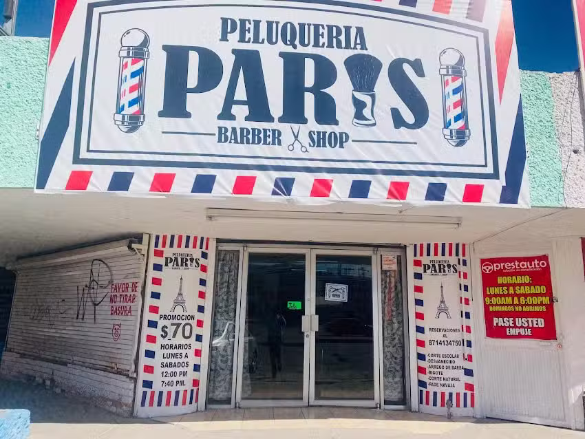 Barber Shop Par&iacute;s. Peluquer&iacute;a Paris