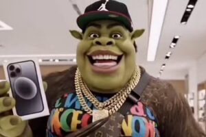 Barber&iacute;a Shrek Buch&oacute;n Cachetes Cacarizos