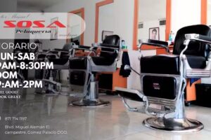 Barber&iacute;a y Peluquer&iacute;a SOSA. Sucursal MIGUEL ALEM&Aacute;N.