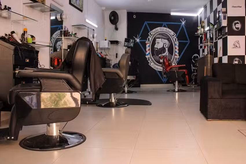 Diamond black barber