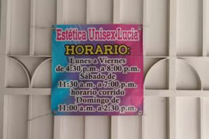 Est&eacute;tica unisex Lucia