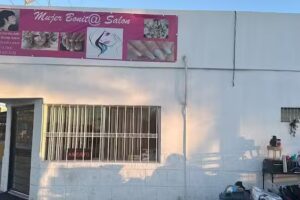 Mujer bonita sal&oacute;n