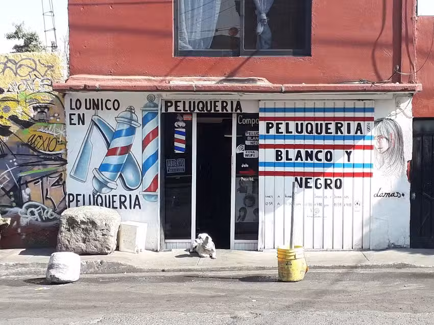 Peluquer&iacute;a Blanco y negro