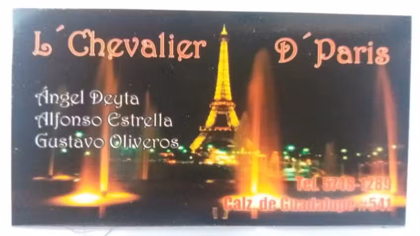 Peluquer&iacute;a Le Chevali&eacute;r de Par&iacute;s
