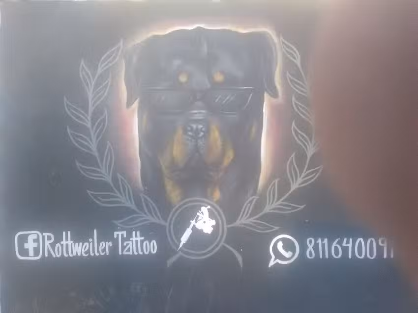 Rottweiler Barber-Tattoo
